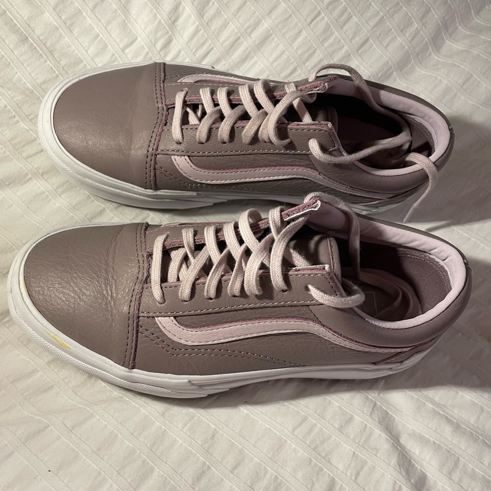 Vans Tumbled Leather Old Skool Stackforms - image 1